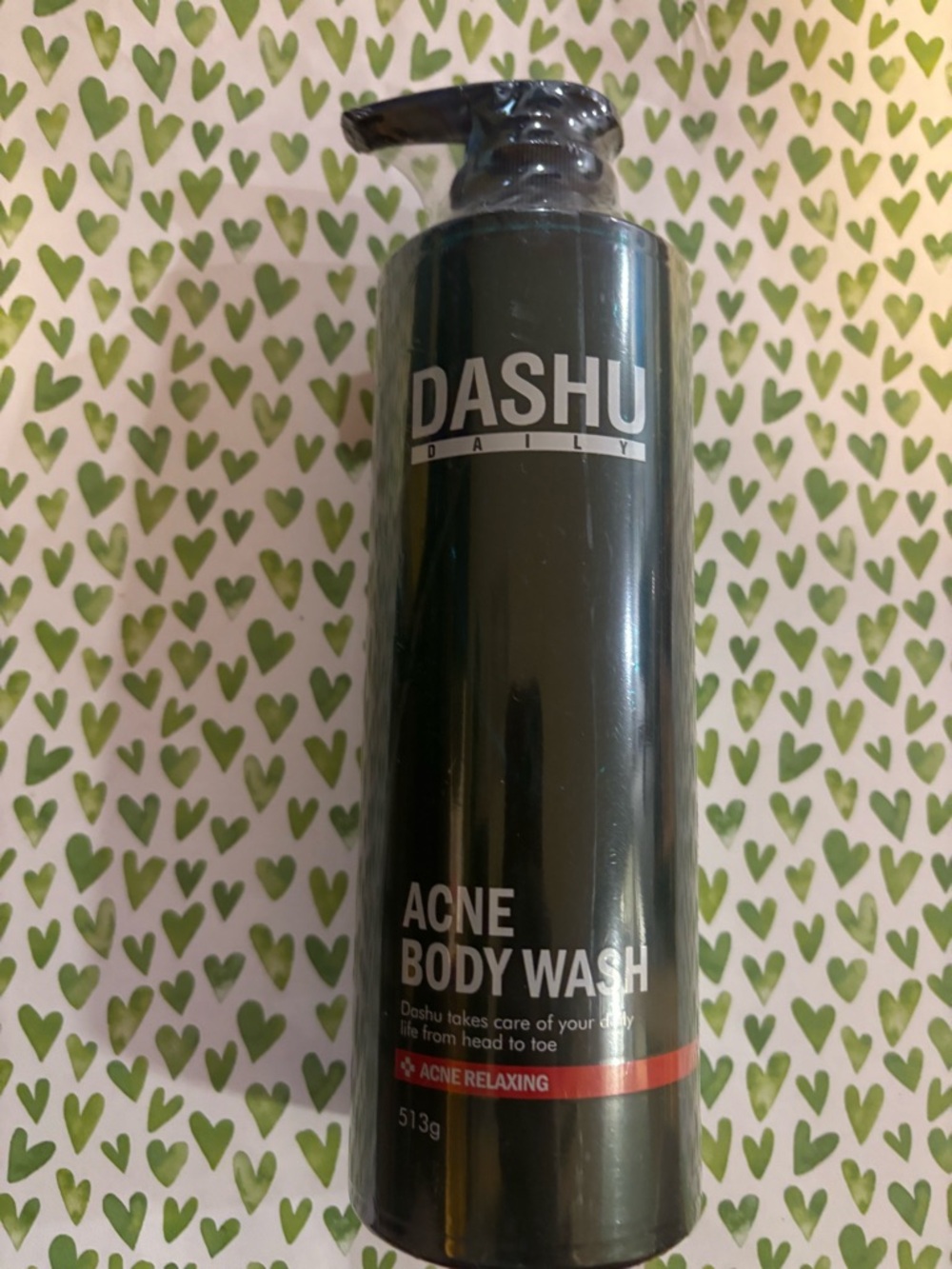 Ash Dashu Acne Body Wash - Black with Red Accent